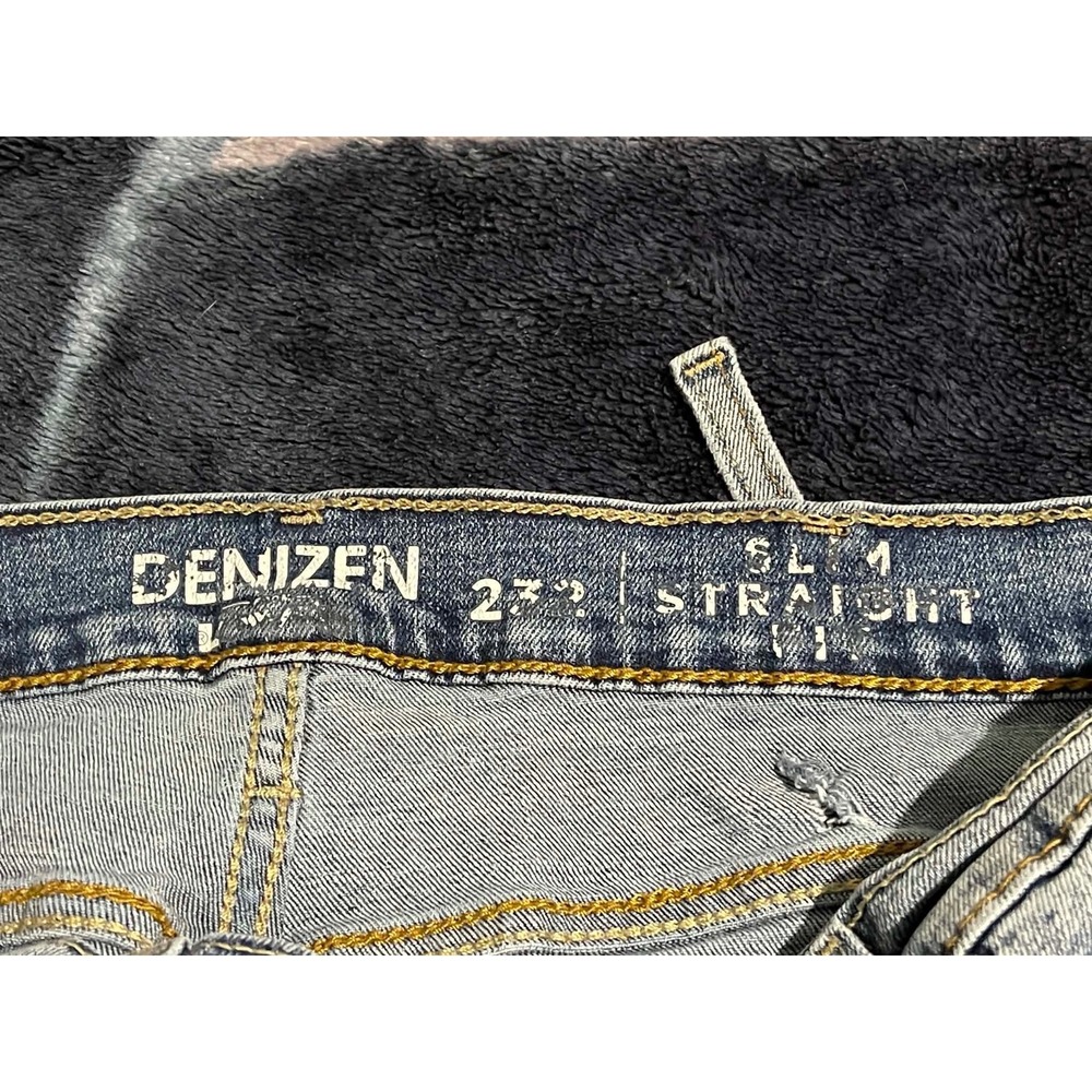 Denizen Jeans Mens 34x29 Blue Slim Straight Light Wash Denim Pants - Picture 3 of 8